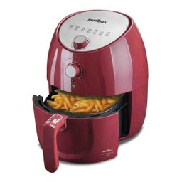 Fritadeira Air Fryer Britania 4,1l Vermelha Inox BFR10V 110v - 1 Fritadeira Air Fryer Britania 4,1l Vermelha Inox BFR10V 110v - 1