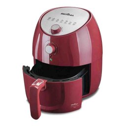 Fritadeira Air Fryer Britania 4,1l Vermelha Inox BFR10V 110v - 2 Fritadeira Air Fryer Britania 4,1l Vermelha Inox BFR10V 110v - 2