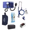 Kit Enfermagem Oximetro Aparelho De Pressão Diversas Cores Premium - 7