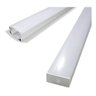 Perfil Fita Led Sobrepor 2 Metros 18x8mm Slim Branco Difusor Fosco R1-b - 2