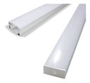 Ver imagem 2 de Perfil Fita Led Sobrepor 2 Metros 18x8mm Slim Branco Difusor Fosco R1-b