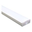 Ver mais imagens de Perfil Fita Led Sobrepor 2 Metros 18x8mm Slim Branco Difusor Fosco R1-b