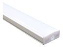 Ver mais imagens de Perfil Fita Led Sobrepor 2 Metros 18x8mm Slim Branco Difusor Fosco R1-b