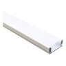Perfil Fita Led Sobrepor 2 Metros 18x8mm Slim Branco Difusor Fosco R1-b - 9