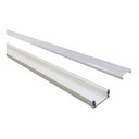 Ver imagem 3 de Perfil Fita Led Sobrepor 2 Metros 18x8mm Slim Branco Difusor Fosco R1-b