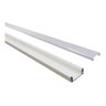 Perfil Fita Led Sobrepor 2 Metros 18x8mm Slim Branco Difusor Fosco R1-b - 3