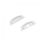 Perfil Fita Led Sobrepor 2 Metros 18x8mm Slim Branco Difusor Fosco R1-b - 5