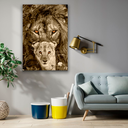 Ver imagem 2 de Quadro Leões da Selva -- BR ARTES Grande 118x78