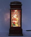 Ver imagem 2 de Cabine Telefone Inglês Dog Papai Noel Natal Musical de 26cm