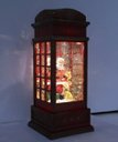 Ver imagem 1 de Cabine Telefone Inglês Dog Papai Noel Natal Musical de 26cm