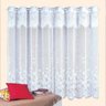 Cortina de Renda - Quarto e Sala - Tulipas - Branco - 4,00M x 2,60M - para Varão - Cortilester - 1