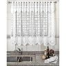 Cortina de Renda - Copa e Cozinha - Frutas - Branco - 2,20M x 1,20M - para Varão - Cortilester - 2