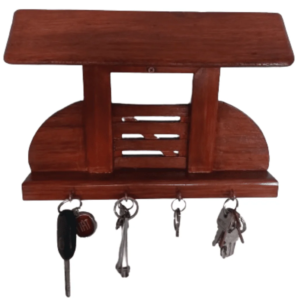 Ver imagem 2 de Porta Chaves Casa Parede Decoração Madeira Porteira Fazenda