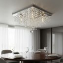 Ver mais imagens de Lustre Plafon de Cristal Legítimo 40cm para Sala de Jantar e Estar - Luminária Luxo Lúmens Design