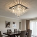 Ver imagem 6 de Lustre Plafon de Cristal Legítimo 40cm para Sala de Jantar e Estar - Luminária Luxo Lúmens Design