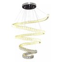 Ver imagem 1 de Lustre Cristal Espiral 8lp-18/3 Tamanho 600mm Pendente 64w