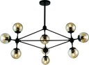 Ver imagem 1 de Lustre Pendente Volans Preto PD7701-10.000