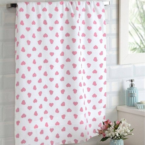 Toalha de Banho Felpuda Prisma - Formosa 01 Rosa