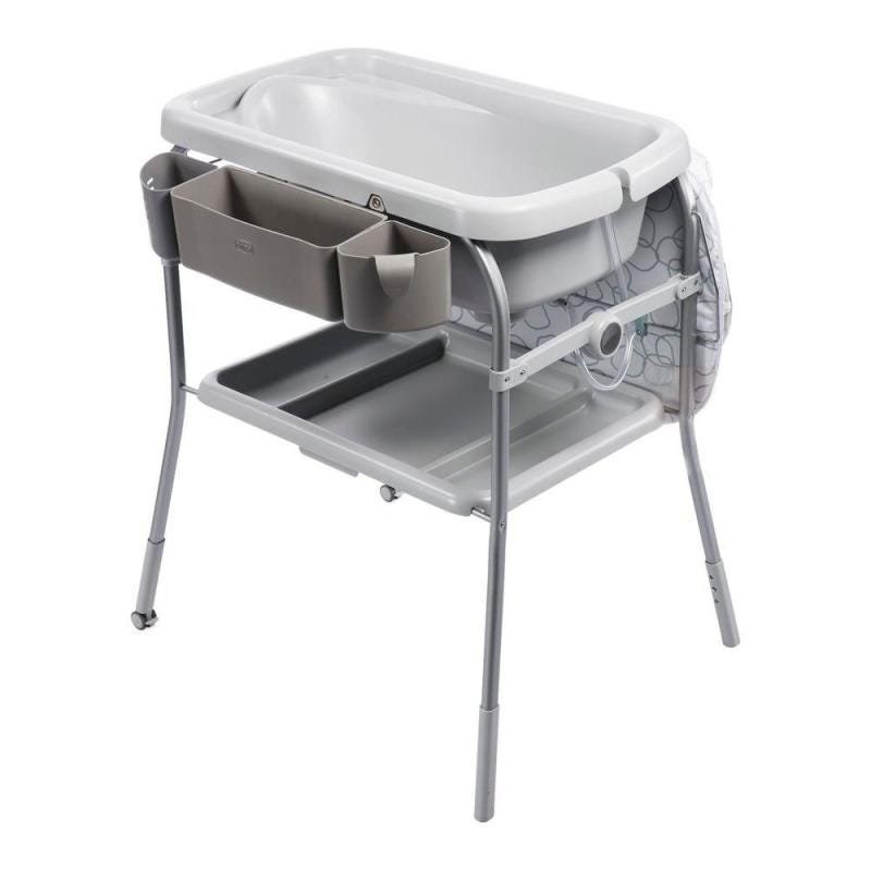 Banheira Para Bebê com Trocador Cuddle e Bubble Comfort Sage - Chicco ...