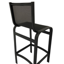 Ver imagem 4 de Banqueta Alta Alumínio e Tela Sling de Bancada Cozinha Bar