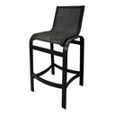 Ver imagem 1 de Banqueta Alta Alumínio e Tela Sling de Bancada Cozinha Bar