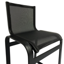 Ver imagem 5 de Banqueta Alta Alumínio e Tela Sling de Bancada Cozinha Bar