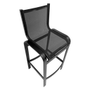 Ver imagem 3 de Banqueta Alta Alumínio e Tela Sling de Bancada Cozinha Bar