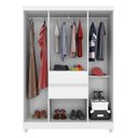 Ver imagem 4 de Guarda Roupa Casal Ecom Ii 6 Portas + 2 Gavetas - Demóbile:branco/rosa Flex