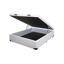 Ver imagem 2 de Super Cama Baú Viúva 128x188 - Sintético Branco