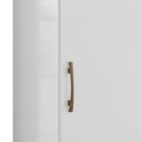 Ver imagem 5 de Armario Multiuso 1 Porta com Rodizio 102x49 Cm Lirio Branco Moval
