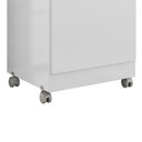 Ver imagem 6 de Armario Multiuso 1 Porta com Rodizio 102x49 Cm Lirio Branco Moval