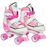 Patins 4 Rodas Ajustavel Roller Classico All Style 33 ao 36 Retro Rosa (DMT5164) - 1