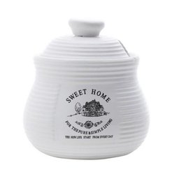 Açucareiro Em Porcelana Sweet Home - 1