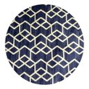 Ver imagem 2 de Tapete para Sala Soft Delicate 150 Redondo 1028 Azul