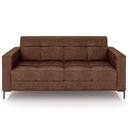 Ver imagem 3 de Sofá 2 Lugares Sala Living Industrial 160cm Senna K01 Couríssimo Marrom - Lyam Decor