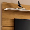 Ver imagem 7 de Painel para Tv 70 Pol Curv e Rack Bancada Alba Off/cinamomo - Hb Móveis
