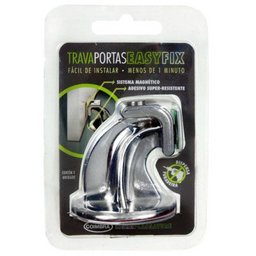 Prendedor Trava Portas E Janelas Residência Easyfix Magnético Cromado - 4