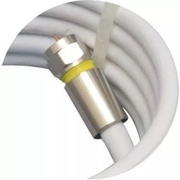 Cabo Rg6 Branco 10M Cabo Coaxial Rg06 para Antena TV Pronto - 2