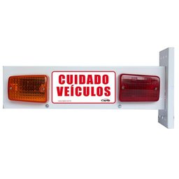 Sinalizador De Garagem Para Portão Automático Led Sonoro  - 1