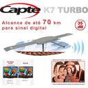 Ver imagem 2 de Antena Capte K7 Turbo Digital Amplificada 35Db