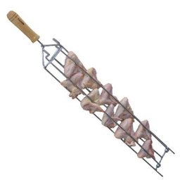 Espeto Especial Para Churrasco De Asa / Asinha Frango 72cm - 1