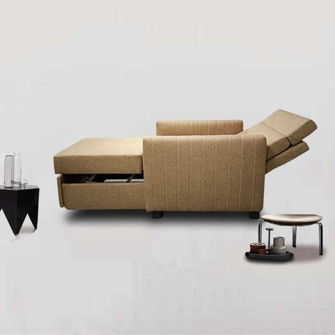 Poltrona Cama Eros Reclinável em 05 Estágios Em Linho Sintético (MK):LINHO 02