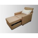 Ver imagem 5 de Poltrona Cama Eros Reclinável em 05 Estágios Em Linho Sintético (MK):LINHO 02