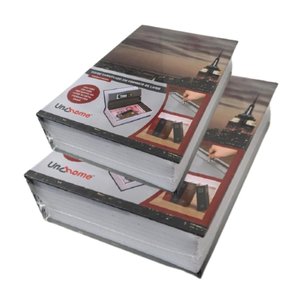 Kit Livro Cofre Camuflado 02 Peças M G Decoração Porta Joias