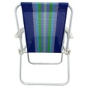 Ver imagem 2 de Cadeira de Praia Dobravel Ar Livre Quintal Jardim Varanda Piscina Camping Acampamento Lazer Pescaria