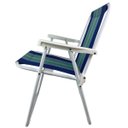 Ver imagem 7 de Cadeira de Praia Dobravel Ar Livre Quintal Jardim Varanda Piscina Camping Acampamento Lazer Pescaria