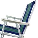 Ver imagem 6 de Cadeira de Praia Dobravel Ar Livre Quintal Jardim Varanda Piscina Camping Acampamento Lazer Pescaria