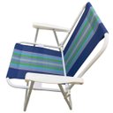 Ver imagem 3 de Cadeira de Praia Dobravel Ar Livre Quintal Jardim Varanda Piscina Camping Acampamento Lazer Pescaria
