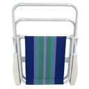 Ver imagem 4 de Cadeira de Praia Dobravel Ar Livre Quintal Jardim Varanda Piscina Camping Acampamento Lazer Pescaria