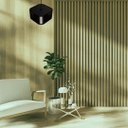 Ver imagem 3 de Luminária Pendente Ayla Modelo Ripado -:Preta